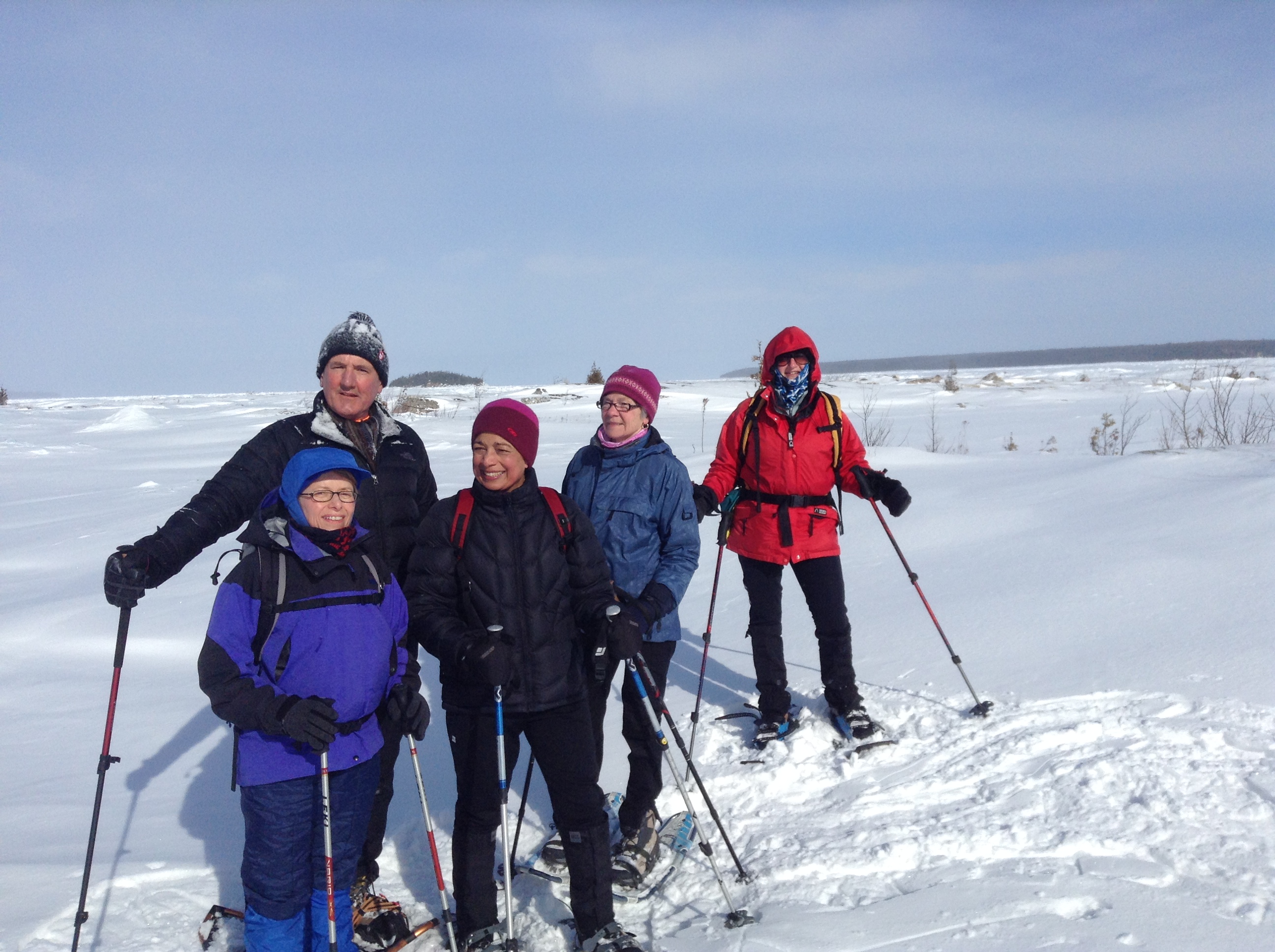 SNOWSHOEING AT TOBERMORY